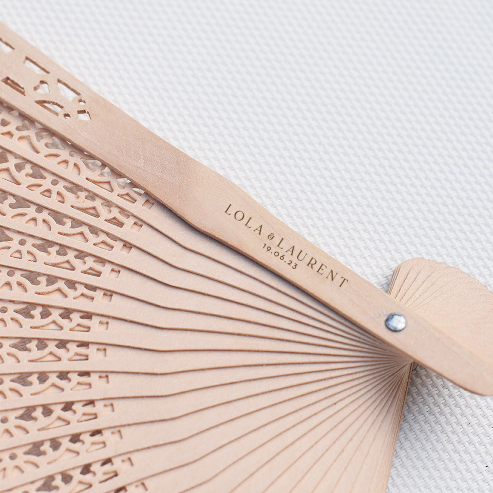 Eventail personnalisé Les Mignonneries