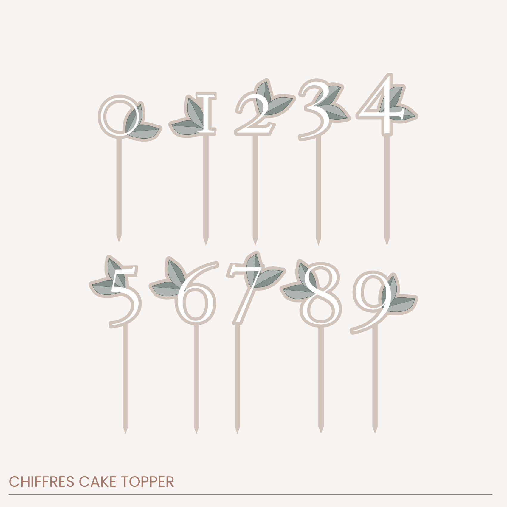 Cake topper
